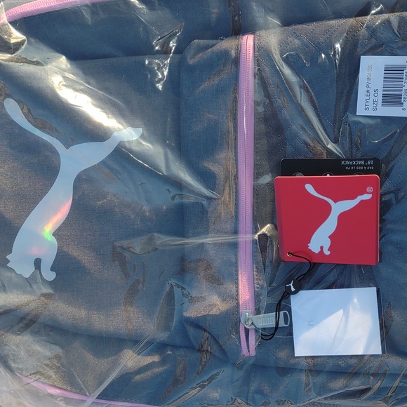 ๐PUMA EVERCAT Rhythm Backpack in Pink/Gray/Silver - Picture 11 of 12